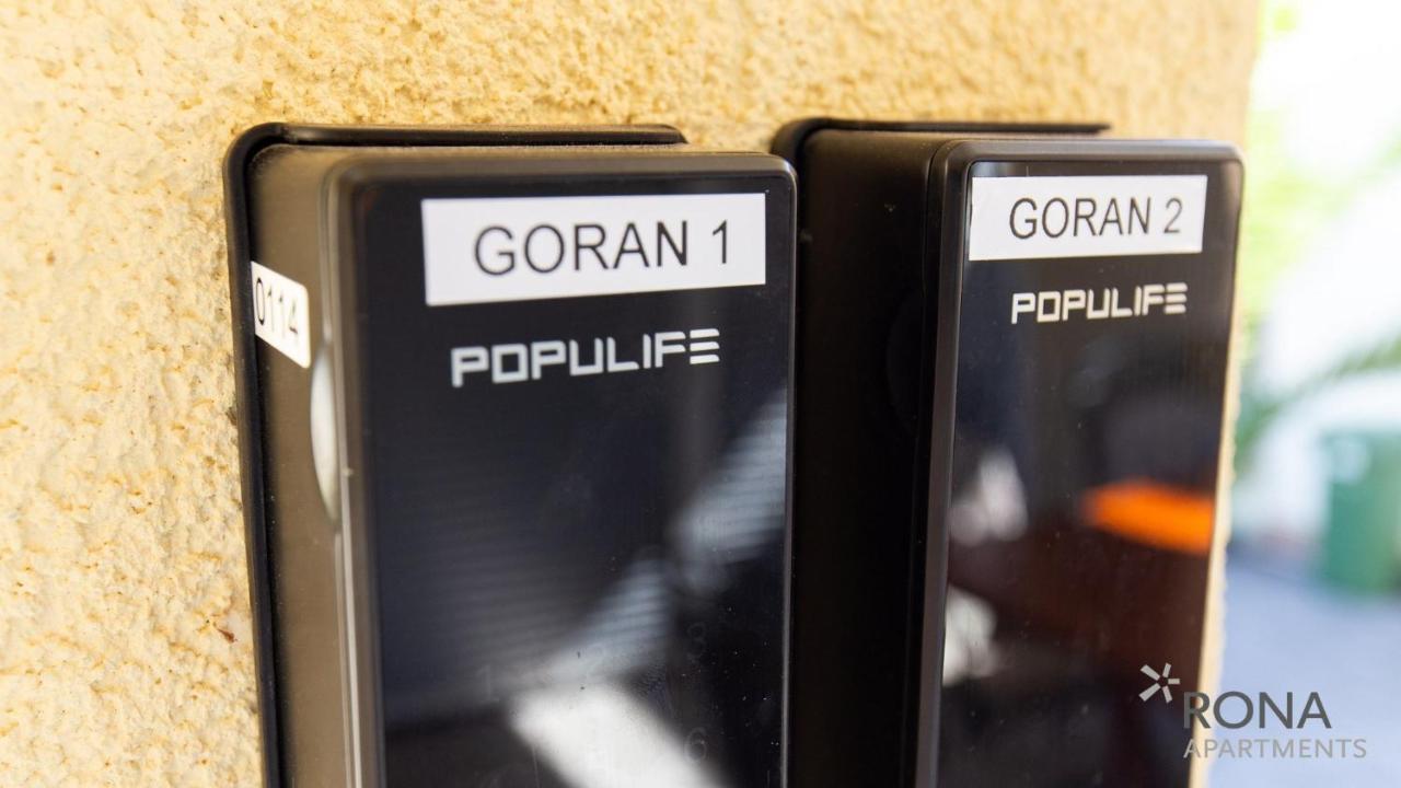 Šimuni Rona Apartments Goran מראה חיצוני תמונה